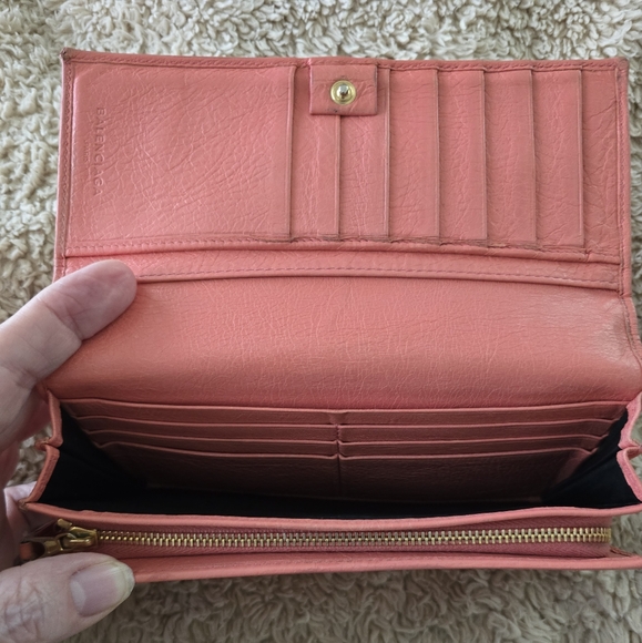 Balenciaga City Long Wallet. Salmon Pink VGUC - Picture 4 of 16